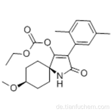 Kohlensäure, cis-3- (2,5-Dimethylphenyl) -8-methoxy-2-oxo-1-azaspiro [4.5] dec-3-en-4-ylethylester CAS 203313-25-1
